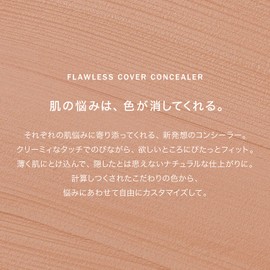 RMK Flawless Cover Concealer 05 (Yellow/Refill) Corrective Color for Skin Concerns (Covers acne scars, redness, dark circles)