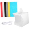 KONTONTY Portable 20cm Mini Photo Studio Box Photography Lightbox for