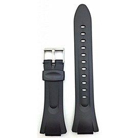 NewLife 15mm Black Rubber PVC Material Watchband | Comfortable and Durable Watchstrap Replacement Wrist Strap that brings to Any Watch for Men and Women