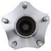 TRQ Rear Wheel Hub Bearings Assembly Set Compatible with 2010-2013