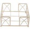 Boston International Cocktail Napkin Caddy, Arch Design in Antique White