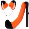 mefeny Fox Ears Headband and Tail Set of 2, Fox