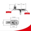 LouMaxx Angle Shelf Support with Double Pins, Set of 50