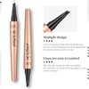 Eyebrow Pen, Eyebrow Pencil, Liquid Microblading Eyebrow Pen with 4