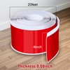 Vinyl Baseboard Molding Trim 4 Inch x 20 Feet Peel
