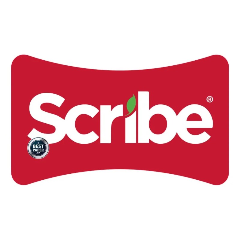 500 Hojas Scribe Papel Fotobond Blanco Carta 95% Blancura 75