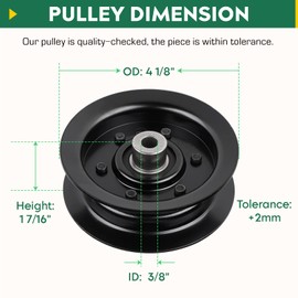 Idler Pulley for Exmark Toro 132-9420,106-2175 32" 38" 42" 50" 54" Deck SS5000 SS5035 Z5000 Z4200 Lawn Mower Timecutter Rotary 12901