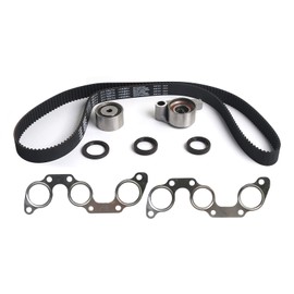WINBEST Timing Belt Kit & Exhaust Manifold Set Compatible with Toyota - 2001-2003 Highlander 3.0L 2995CC V6 DOHC, (24 VALVE), ENG. CODE "1MZFE"