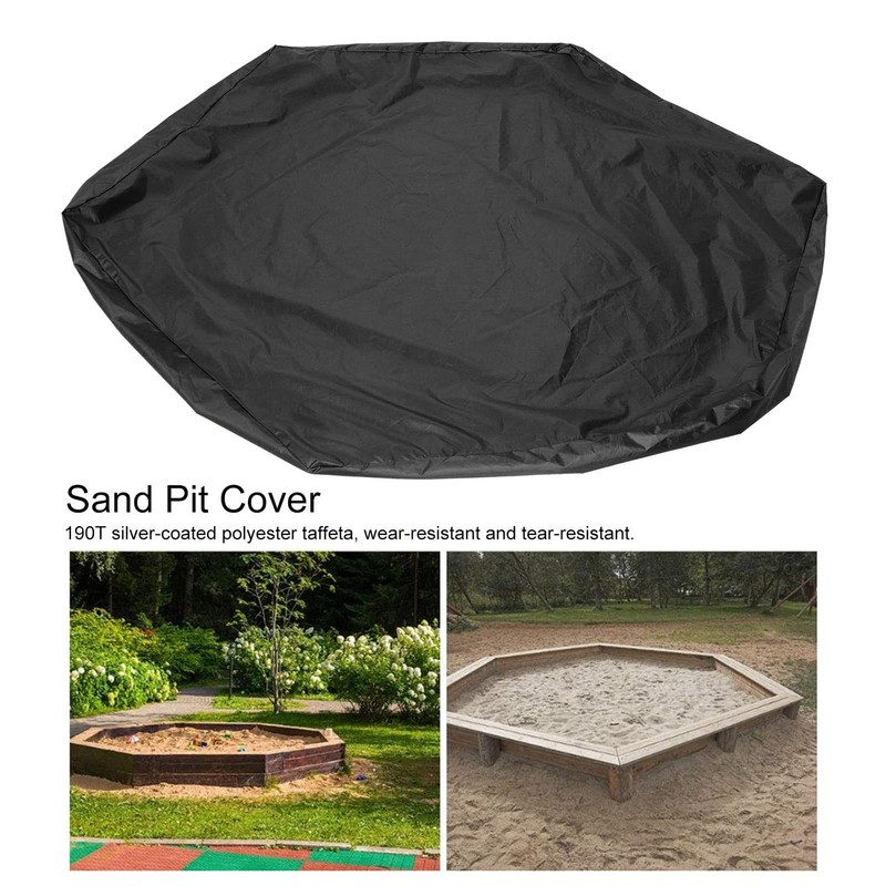 Sand Pit Cover Kids al Protector Garden Bath Multicolor Waterproof