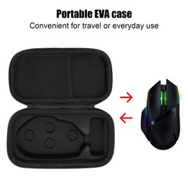 Hard Case for Razer Basilisk Ultimate Gaming Mouse, EVA Hard Travel Mouse Case, Carrying Case Protective Storage Bag