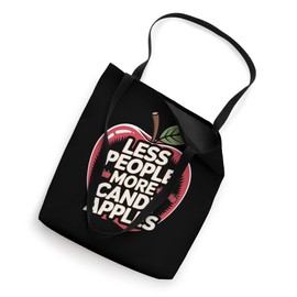 Candy Apples: Less People More Candy Apples Tote Bag