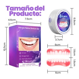 Dientes Temporales Postizos Tonalidades Cuidado Bucal