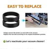 4Pcs Vacuum Cleaner Belt Rubber Standard Size Flexible Soft Vacuum