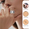 ZOOROO 2-Pack 14K Gold Plated Stacking Rings for Oura Ring