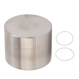 Stainless Steel Sealing Case Tea Leaf Canister Container Can Mini Portable Box for Home OfficeL