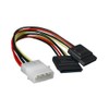PRENDELUZ SATA Power Cable 5.25" (5.25") (Molex 4pin) to 2 x SATA/H 20cm Ideal for connecting storage devices to PC and servers.