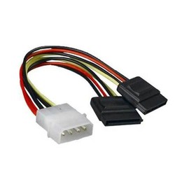 PRENDELUZ SATA Power Cable 5.25" (5.25") (Molex 4pin) to 2 x SATA/H 20cm Ideal for connecting storage devices to PC and servers.
