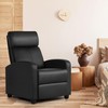 Yaheetech Recliner Chair PU Leather Recliner Sofa Home Theater Seating