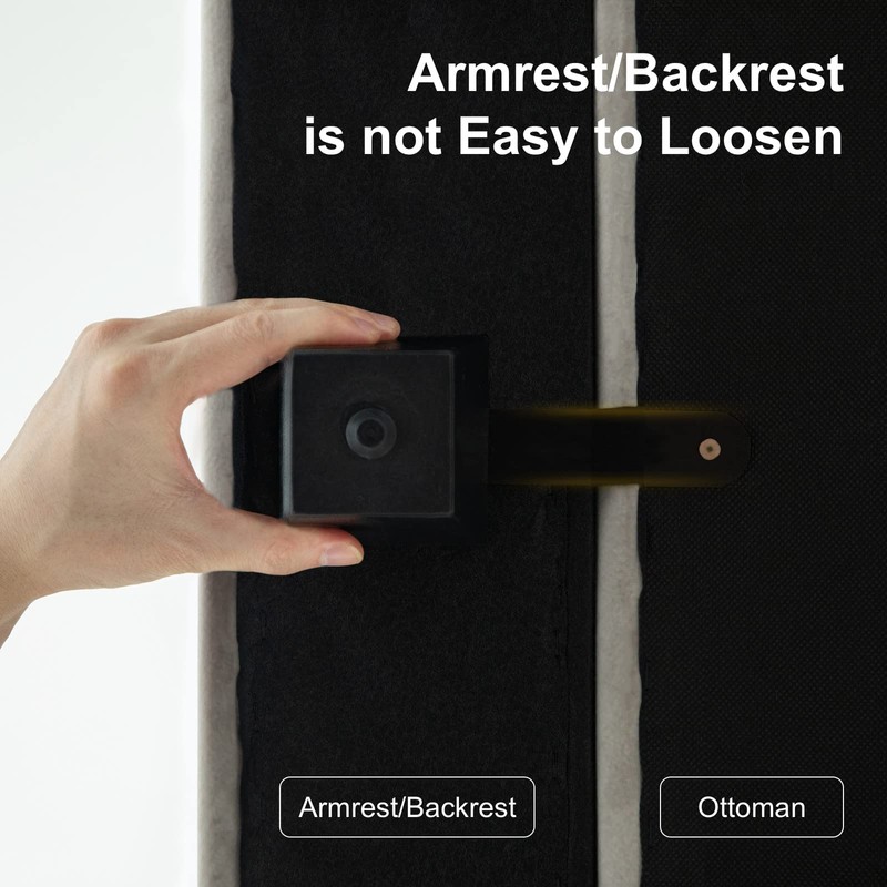 Belffin Modular Sofa Armrest Backrest Module for Modular Sectional Sofa