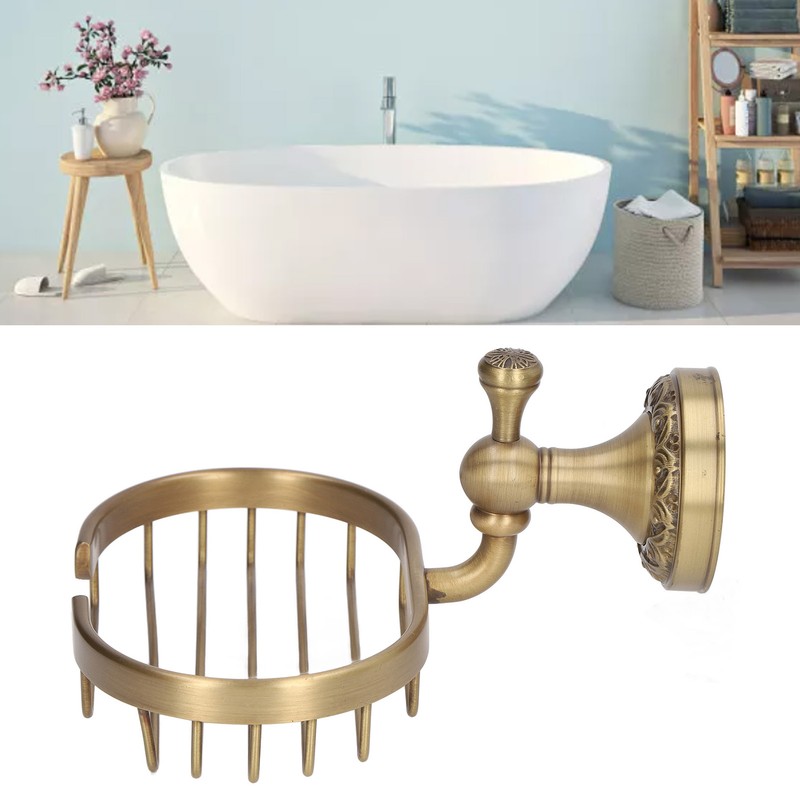 Wall Mounted Bathroom Soap Holder Antique Soap Basket Toilet Soap
