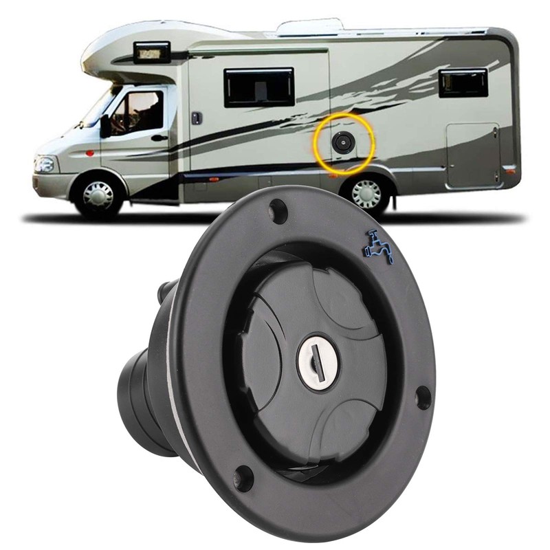 Motorhome Gravity Water Inlet Replacement Cap for Motorhome, Caravan and