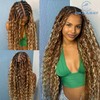 Human Braiding Hair 5 Bundles 18 Inch Deep Wave Bulk