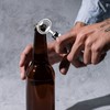 Ohiyoo Metal Bottle Opener Kits 8 Pack Blank Stainless Steel