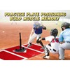 Baseball & Softball Hitting Mat - 6x4ft Anti-Slip Rubber Base,
