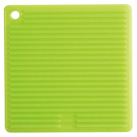 mastrad F83408 Pot Holder, Trivet, Green, 7.1 x 7.1 inches (18 x 18 cm), Pot Holder, Pot Holder