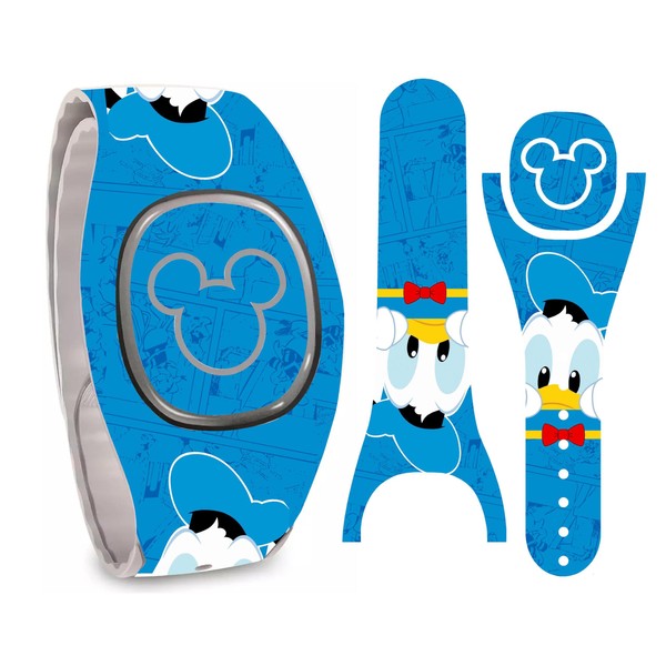 Impatient Cartoonish Duck Wrap Magic Band + Skin Vinyl Decal