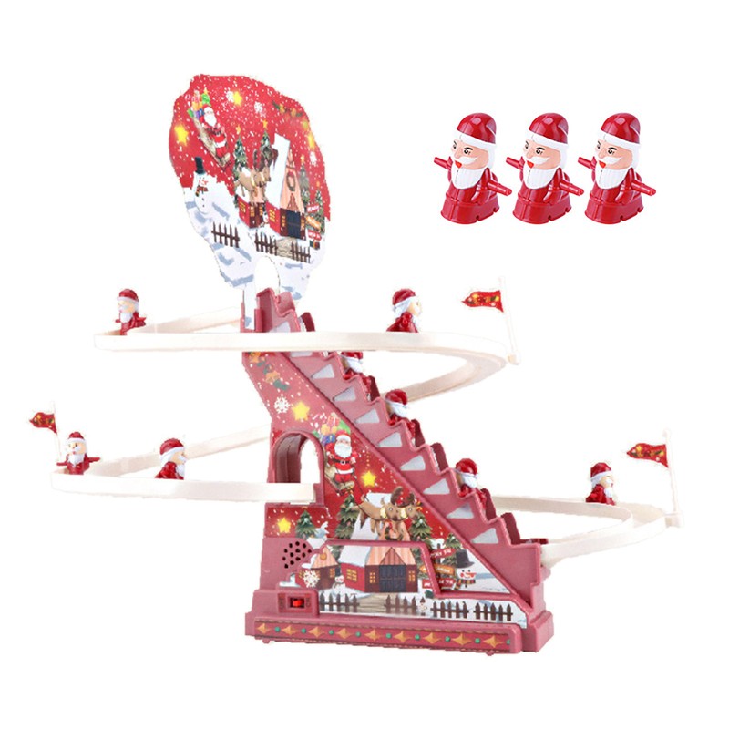 Electronic Christmas Track Slide Automatic Early Educational Christmas Sliding Roller