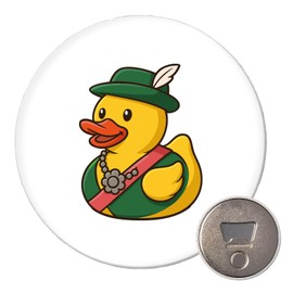 Huuraa Magnet Quietscheente Schützenkönigin Gummiente Schützenfest Geschenk 59mm Flaschenöffner Quietscheente Schützenkönigin Geschenkidee