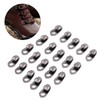 Ejoyous Boot Hooks Lace Fittings with Rivets - 20pcs/set for