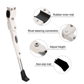 ANWONE Cube Fahrradständer Mountainbike Hinterbauständer,Universal Höhenverstellbarer Bike Stand,Seitenständer Fahrrad für 22-28 Zoll MTB Ständer Fully,Weiß