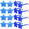 CHRORINE 8/16/24/40 Pairs Rimless Star Shape Sunglasses Transparent Glasses Bulk
