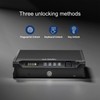 Biometric Quick Access Gun Safe for 2 Pistols,3 Ways Unlock