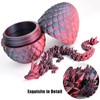 LOCYFENS 3D Printed Dragon Eggs with Dragon Inside, Articulated 3D