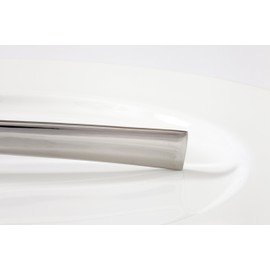 Fortessa Still 18/10 Stainless Steel Flatware Solid Handle Dessert Knife, Set of 12