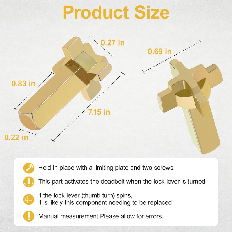 4 Pack Replacement Andersen hinged Patio Door Lock Actuator, Compatible