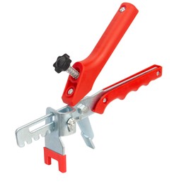 Tile Leveling system Plier Hand Floor Pliers Tiling Installation Tool Tile Locator Leveling System for DIY Ceramic Tile Stone Wall Tile Spacers Adjustment red