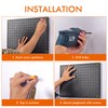 G.CORE Heavy Duty Metal Pegboard Organizer - Wall Storage Steel
