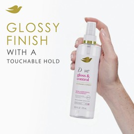 Do~ve Gloss & Control Non-Aerosol Hairspray, Extra Hold, 24H Touchable Hold, 9.25 fl oz