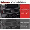 Polodunn for 2023-2025 Honda Pilot Accessories, 5pcs Aluminum Alloy Knob