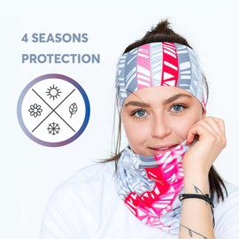 Sports Headbands for Running, Cycling, Hiking, Fitness, Yoga, Crossfit, Cross Skiing and Outdoor | Eleven Air Pass 1-5 | Women, Men and Children (Pass 1)