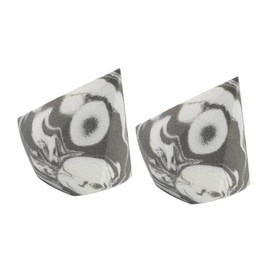 VICASKY 2pcs Marble Pattern Makeup Puff Portable Cosmetic Applicator for Women for Foundation Concealer Blusher and Highlighter Gentle Skin Precision Application