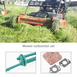 VGOL Set with 9Pcs Carburetor Kit Replacement Compatible with STIHL FS55 FS55R FS55RC FS38 KM55 HL45 KM55R Carburetor Service Kit