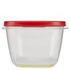 Rubbermaid Easy Find Lid 7-Cup Food Storage Container, Red