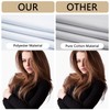 Zdada White Backdrop Screen Background,7x10ft/2.1x3M Collapsible Background Photography，Washable Polyester Photography