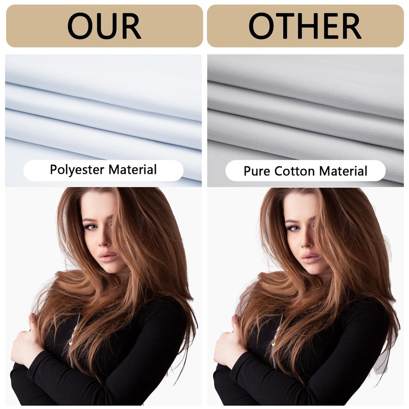 Zdada White Backdrop Screen Background,7x10ft/2.1x3M Collapsible Background Photography，Washable Polyester Photography