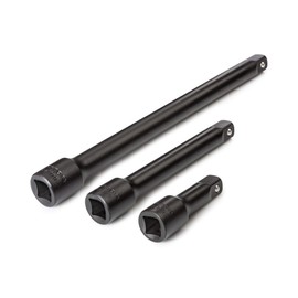 TEKTON 1/2 Inch Drive Impact Extension Set, 3-Piece (3, 6, 10 in.) | SIA92001